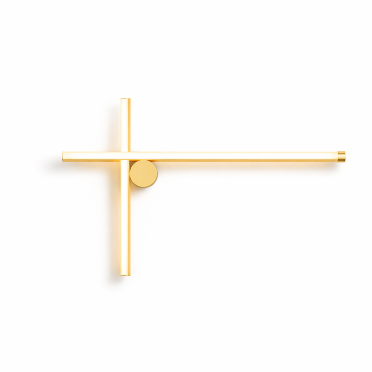 Aplique LED Coordinates Dorado | Iluminación Decorativa Interior